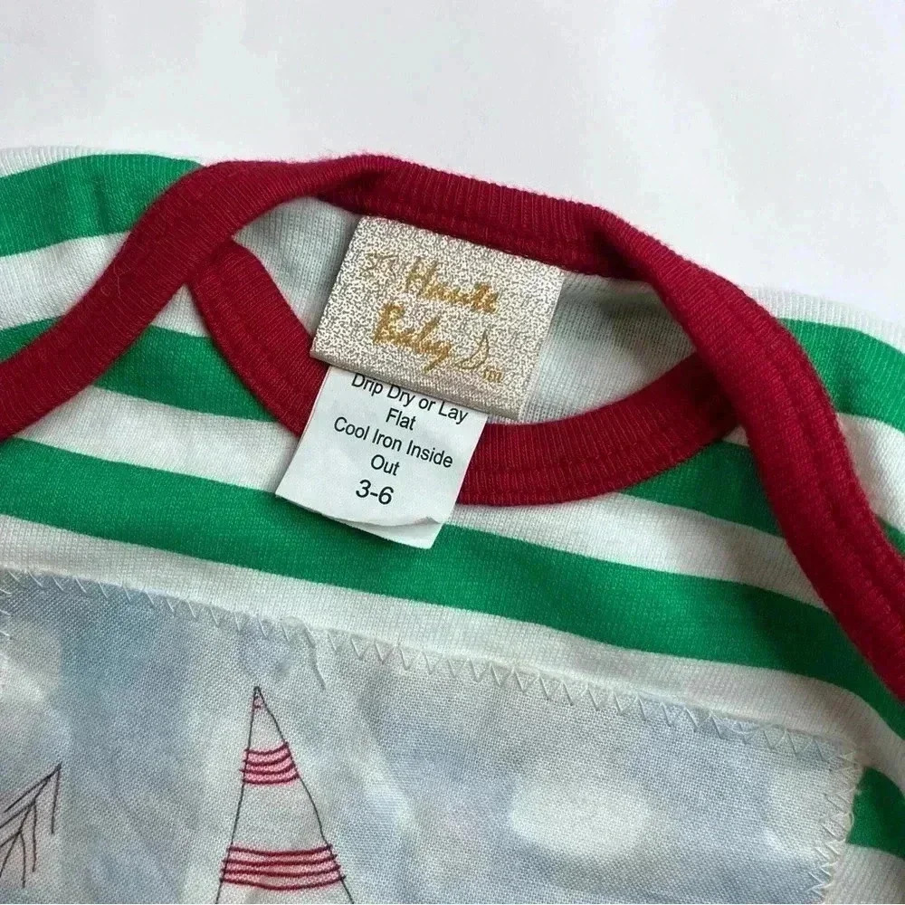 Christmas onesie cotton baby 3-6 months new without tag holiday unisex onsie - Picture 3 of 4